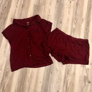 Soft Maroon PJs